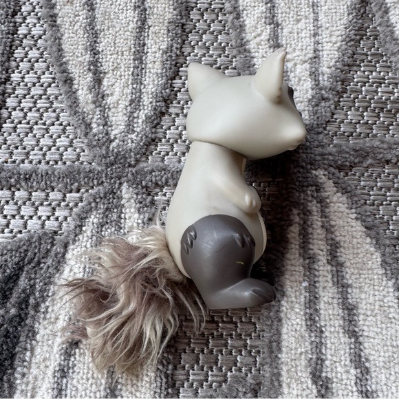 Disney Pixar Incredibles 2 Raccoon Plastic Toy Furry Tail 5" Tall - Picture 3 of 6